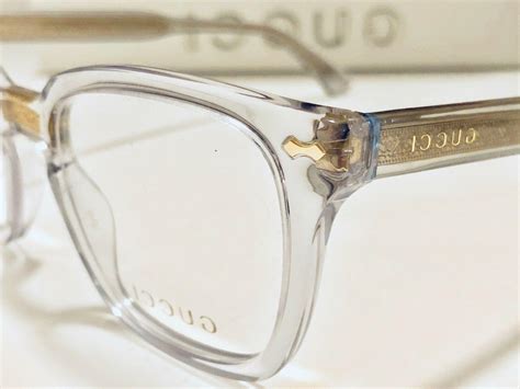 gucci eyewear gold|gucci clear and gold glasses.